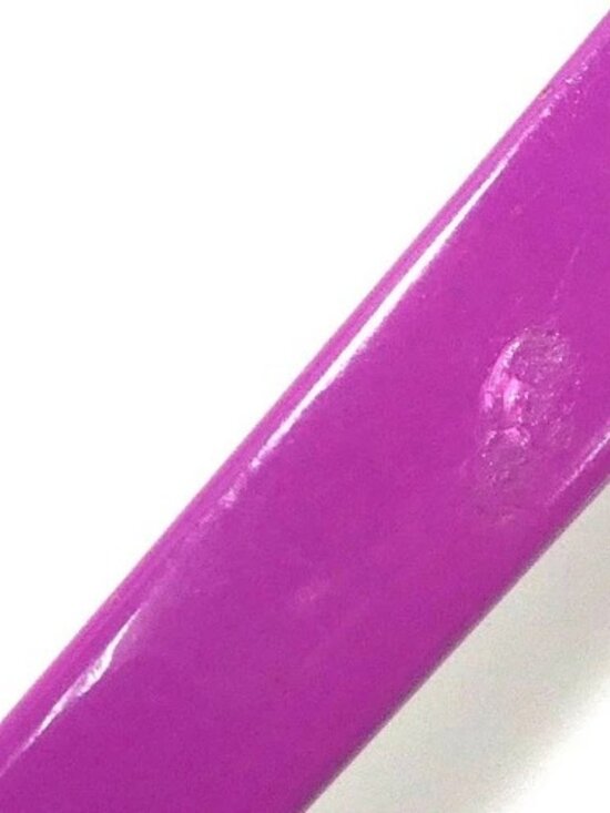 Auth HERMES Hair Pin Hair Accessory Purple Lacquerwood - e61817a main image 9